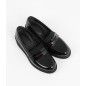 Mocassin confort à talon compensé élastiqué réf : 103